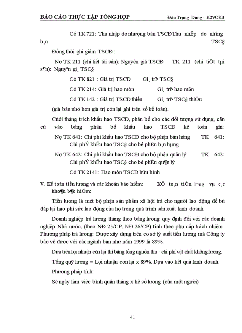 image for page Tình hình tổ chức thực hiện công tác tài chính của Công ty đầu tư XNK nông lâm sản chế biến