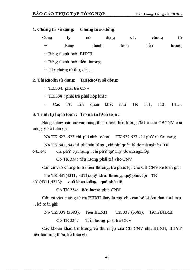 image for page Tình hình tổ chức thực hiện công tác tài chính của Công ty đầu tư XNK nông lâm sản chế biến