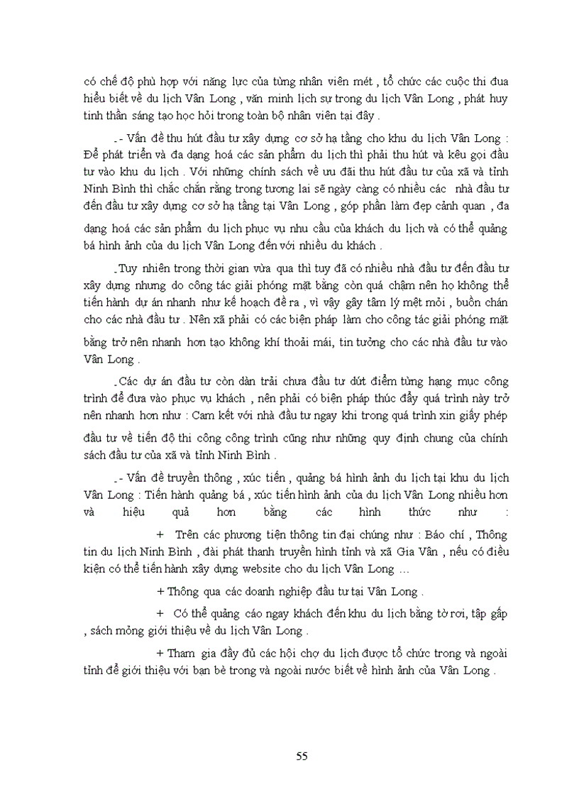 image for page Hoạt động khai thác du lịch tại Vân Long