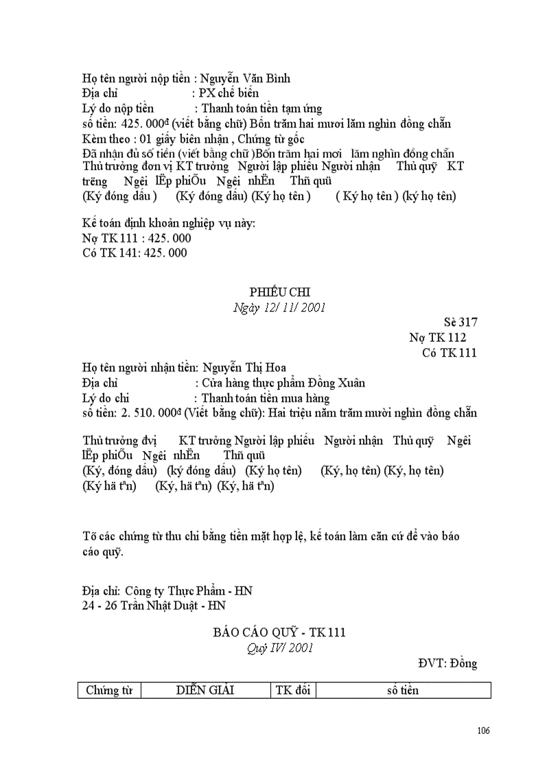 image for page Báo cáo thực tập tại Công ty Thực Phẩm Hà Nội