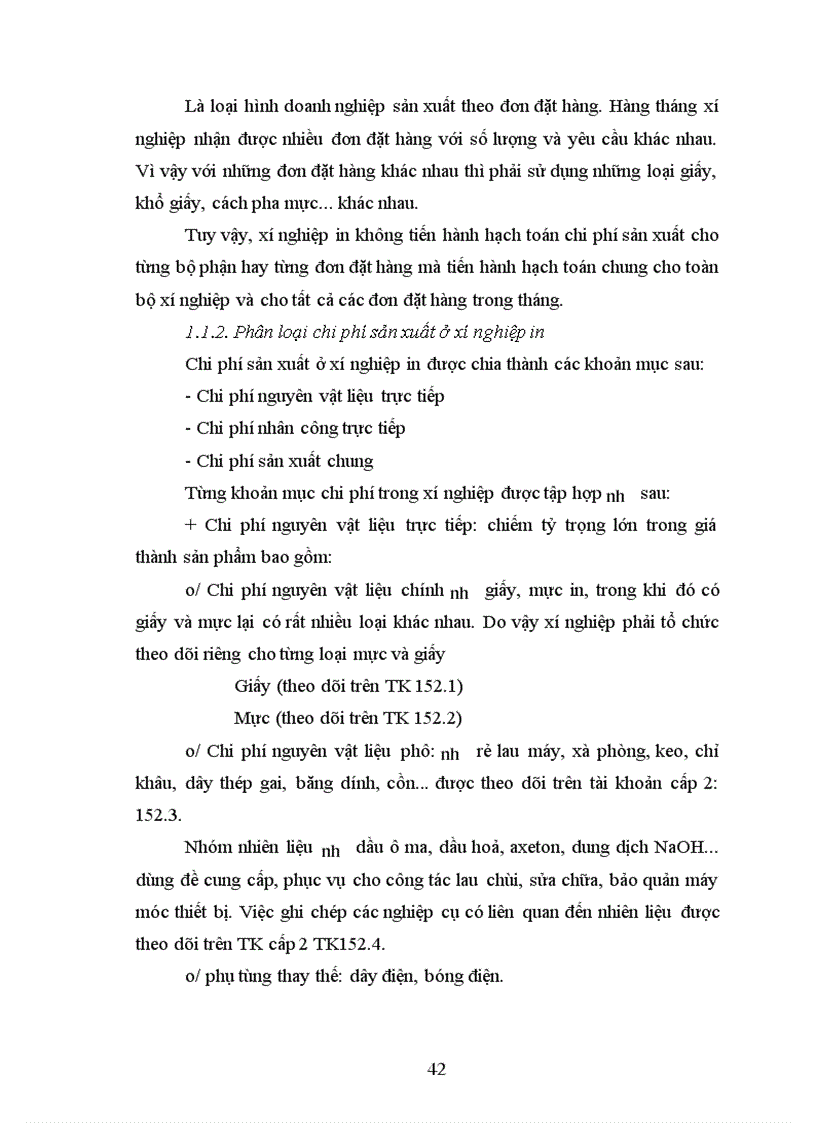 image for page Tổ chức kế toán chi phí sản xuất và tính giá thành sản phẩm ở xí nghiệp in xây dựng