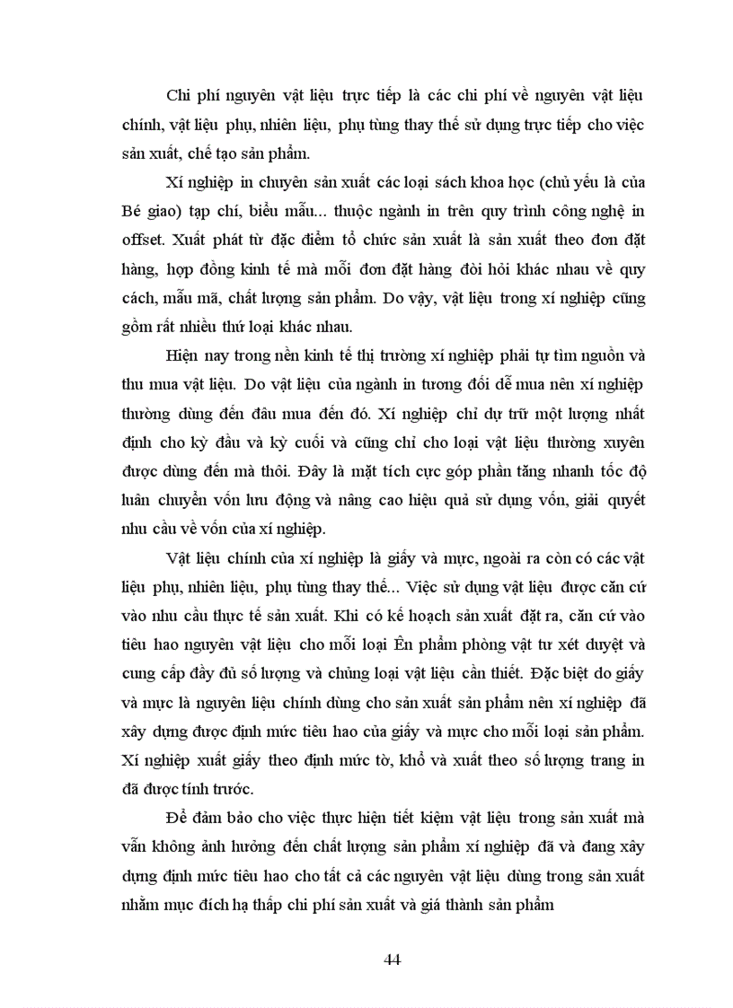 image for page Tổ chức kế toán chi phí sản xuất và tính giá thành sản phẩm ở xí nghiệp in xây dựng