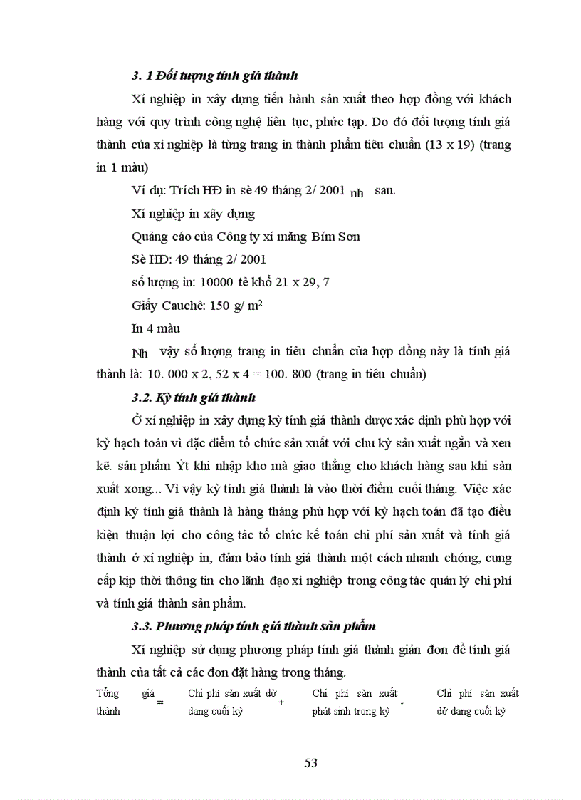 image for page Tổ chức kế toán chi phí sản xuất và tính giá thành sản phẩm ở xí nghiệp in xây dựng