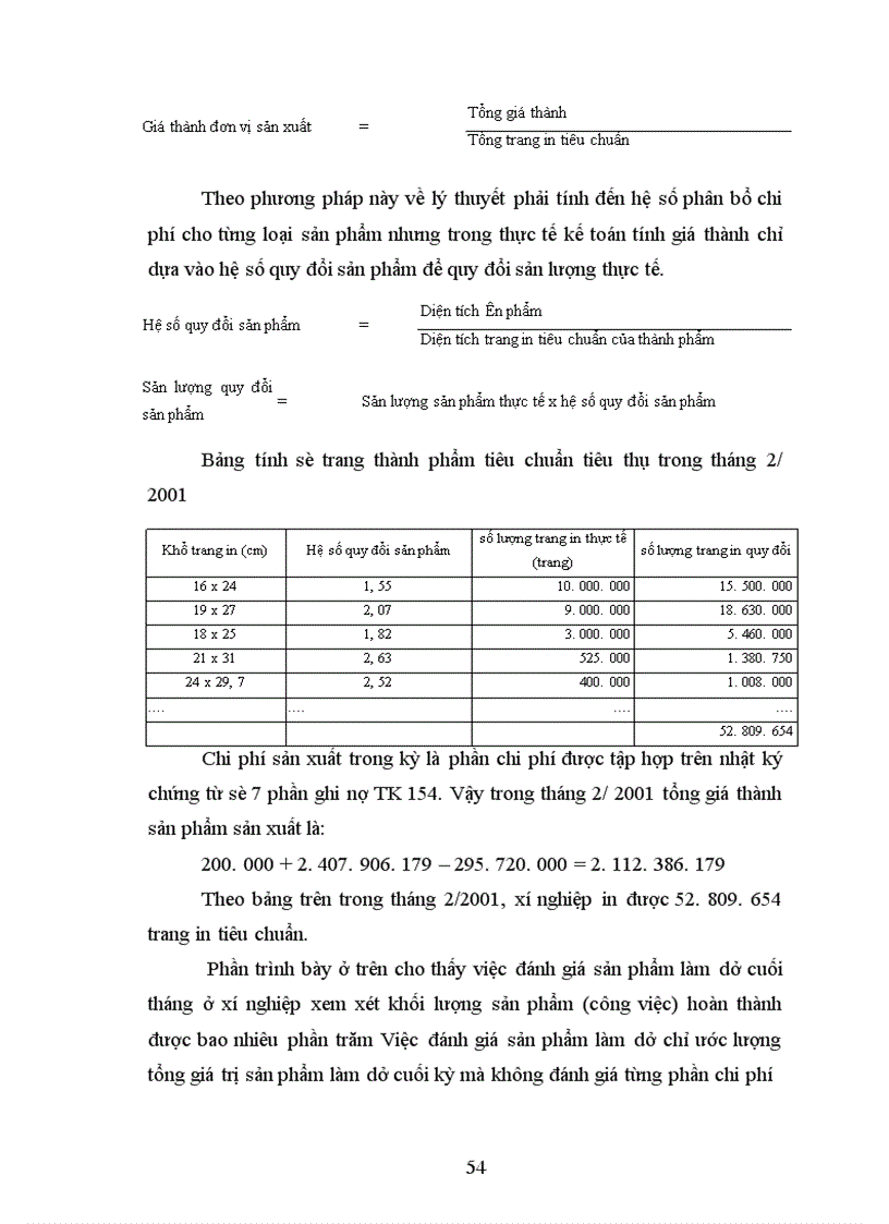 image for page Tổ chức kế toán chi phí sản xuất và tính giá thành sản phẩm ở xí nghiệp in xây dựng
