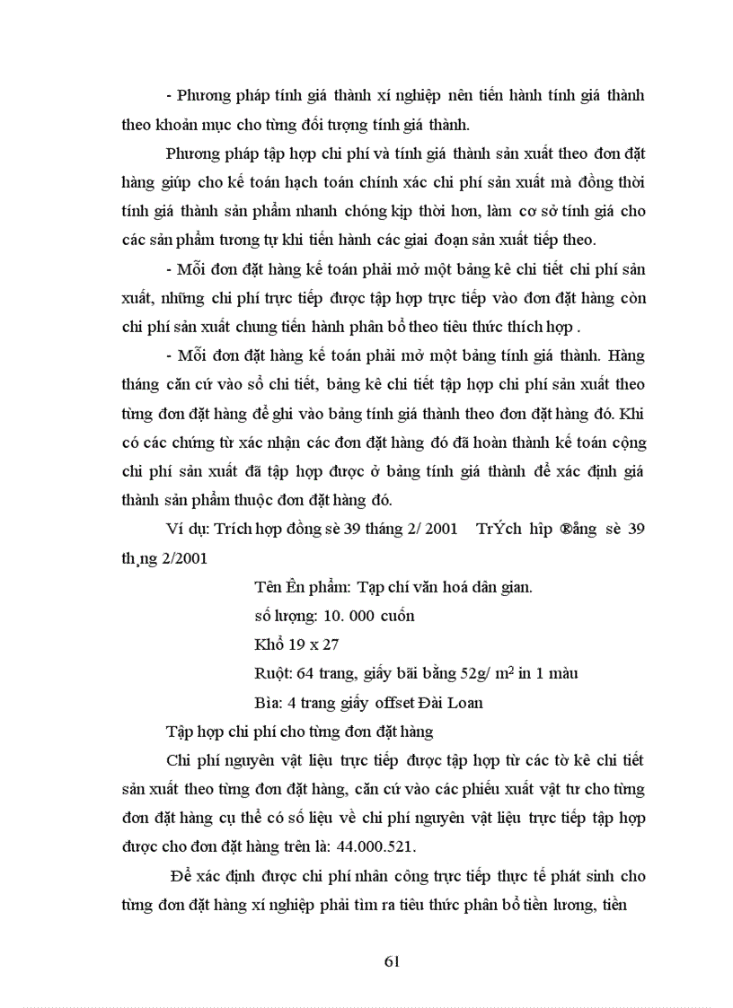 image for page Tổ chức kế toán chi phí sản xuất và tính giá thành sản phẩm ở xí nghiệp in xây dựng