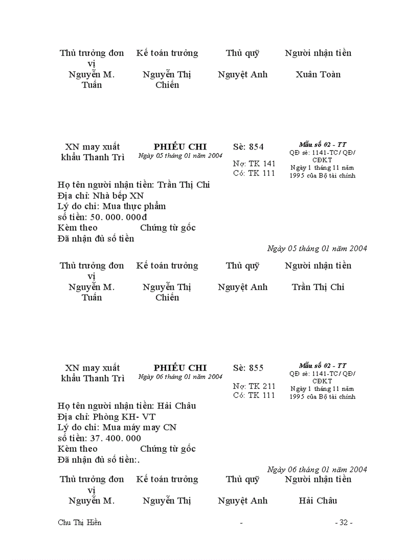 image for page Công tác tổ chức kế toán tổng hợp tại xí nghiệp may xuất khẩu Thanh Trì.