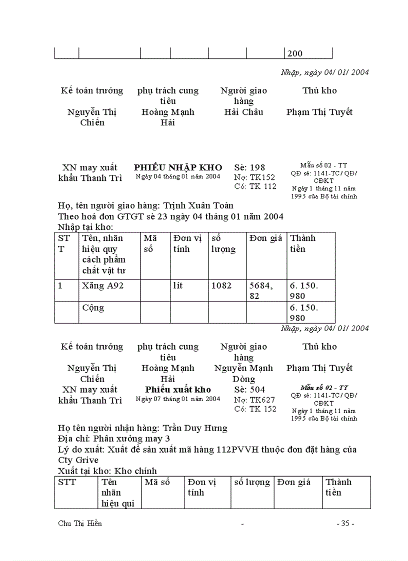 image for page Công tác tổ chức kế toán tổng hợp tại xí nghiệp may xuất khẩu Thanh Trì.