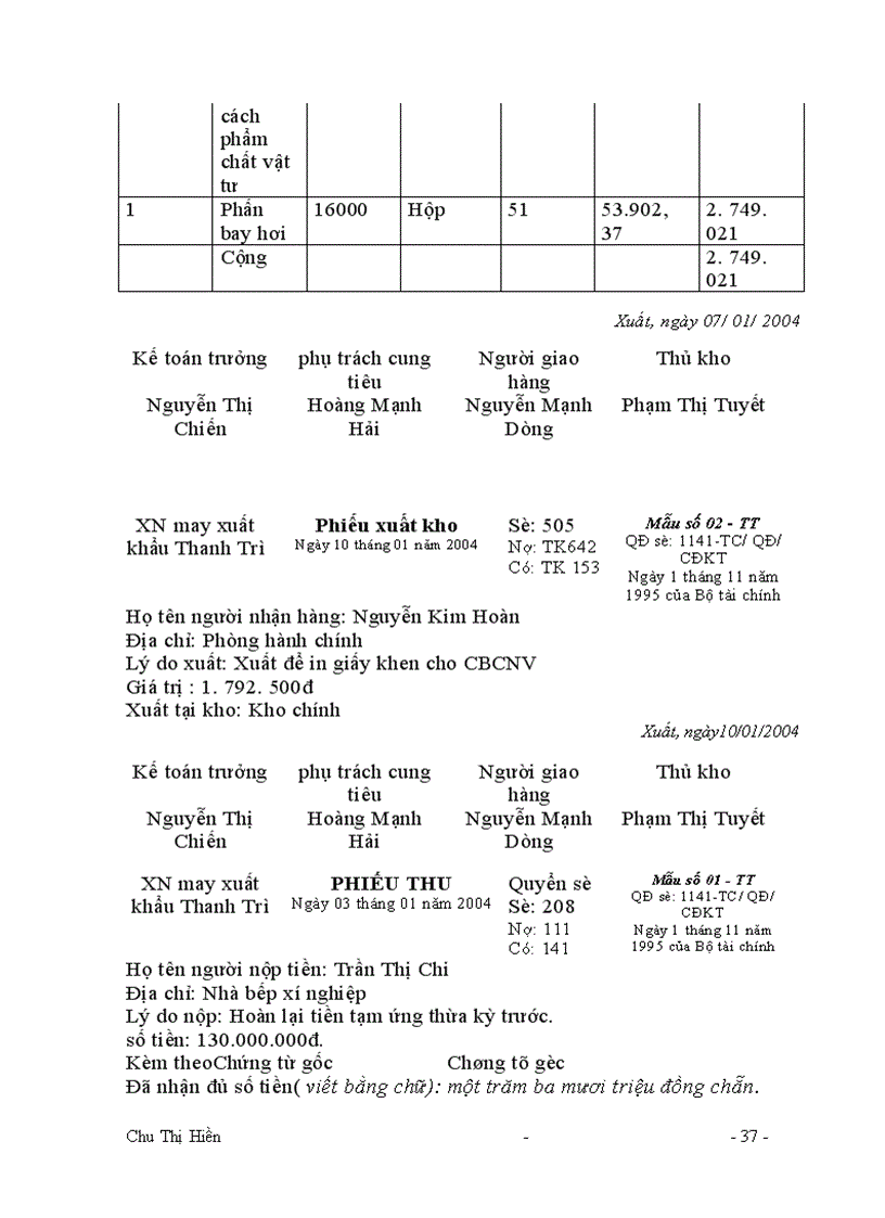 image for page Công tác tổ chức kế toán tổng hợp tại xí nghiệp may xuất khẩu Thanh Trì.