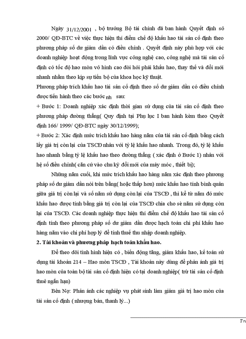 image for page Hoàn thiện công tác kế toán TSCĐ ở Công ty Cổ phần thiết bị thực phẩm