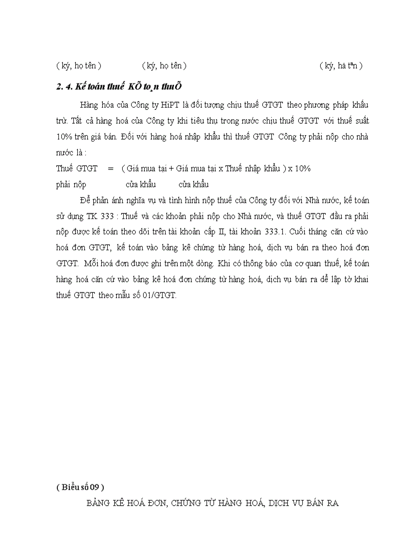 image for page Tổ chức hạch toán kế toán tại Công ty HiPT