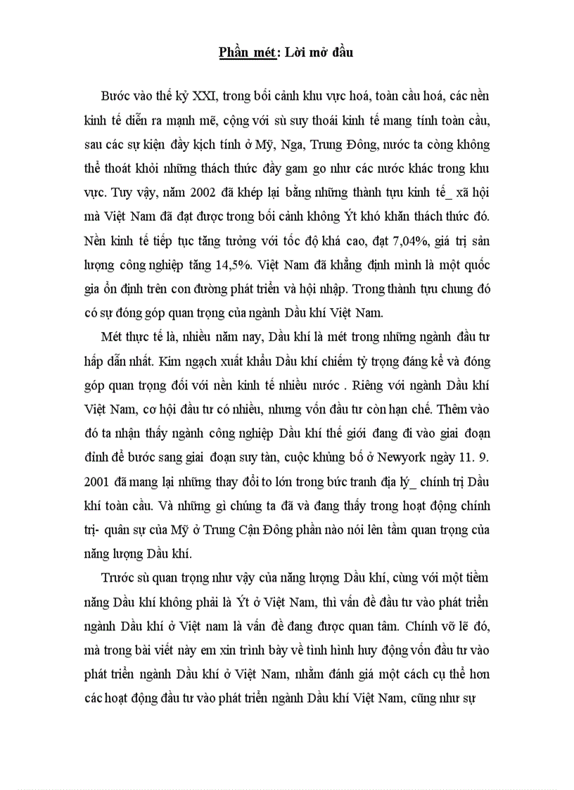 image for page Thực trạng và giải pháp huy động vốn đầu tư vào ngành Dầu khí ở Việt Nam giai đoạn hiện nay