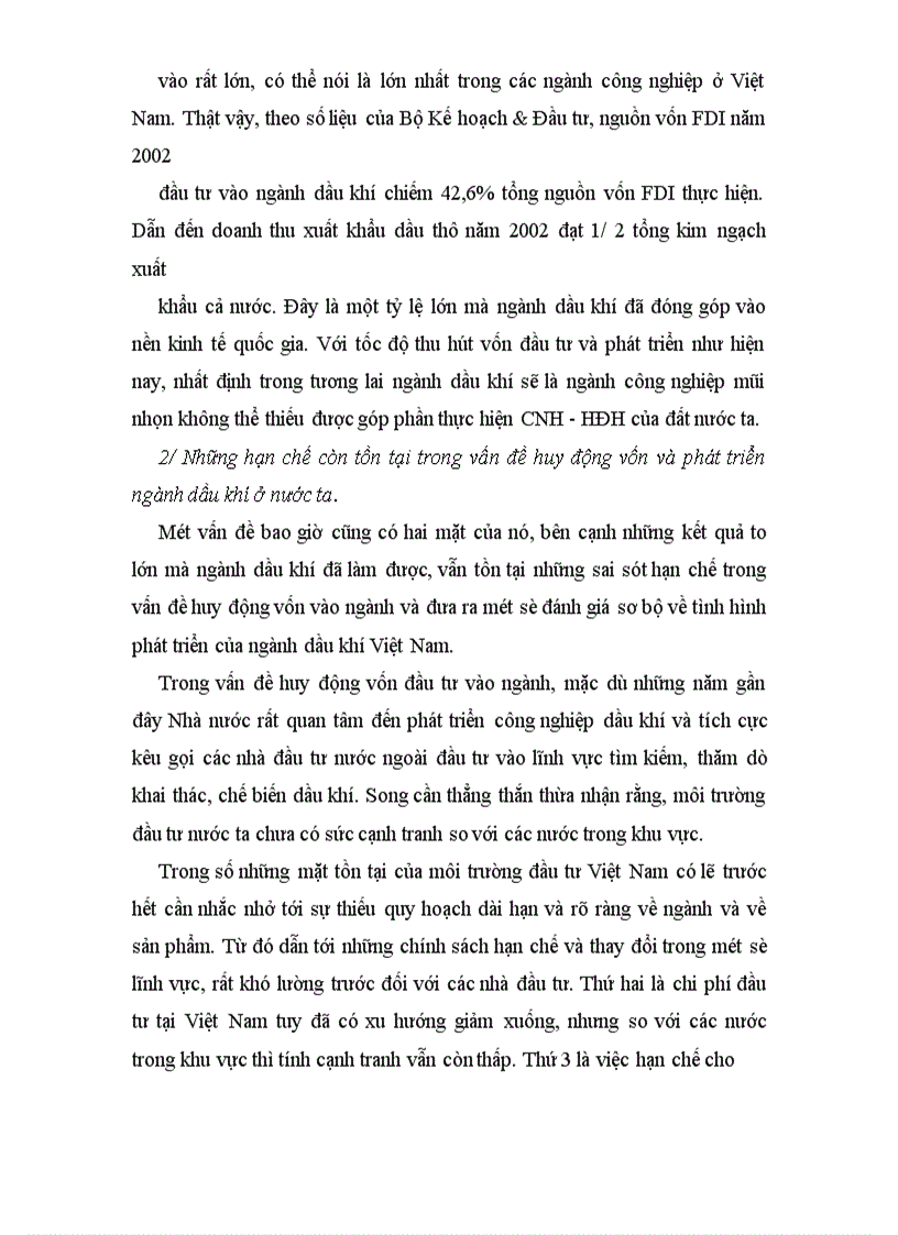 image for page Thực trạng và giải pháp huy động vốn đầu tư vào ngành Dầu khí ở Việt Nam giai đoạn hiện nay