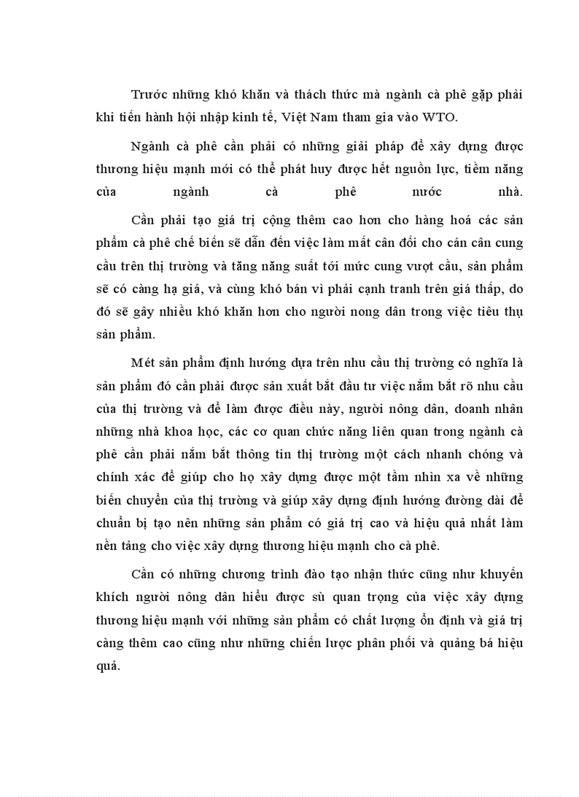 image for page Một số vấn đề về xây dựng thương hiệu cho mặt hàng cà phê Việt Nam