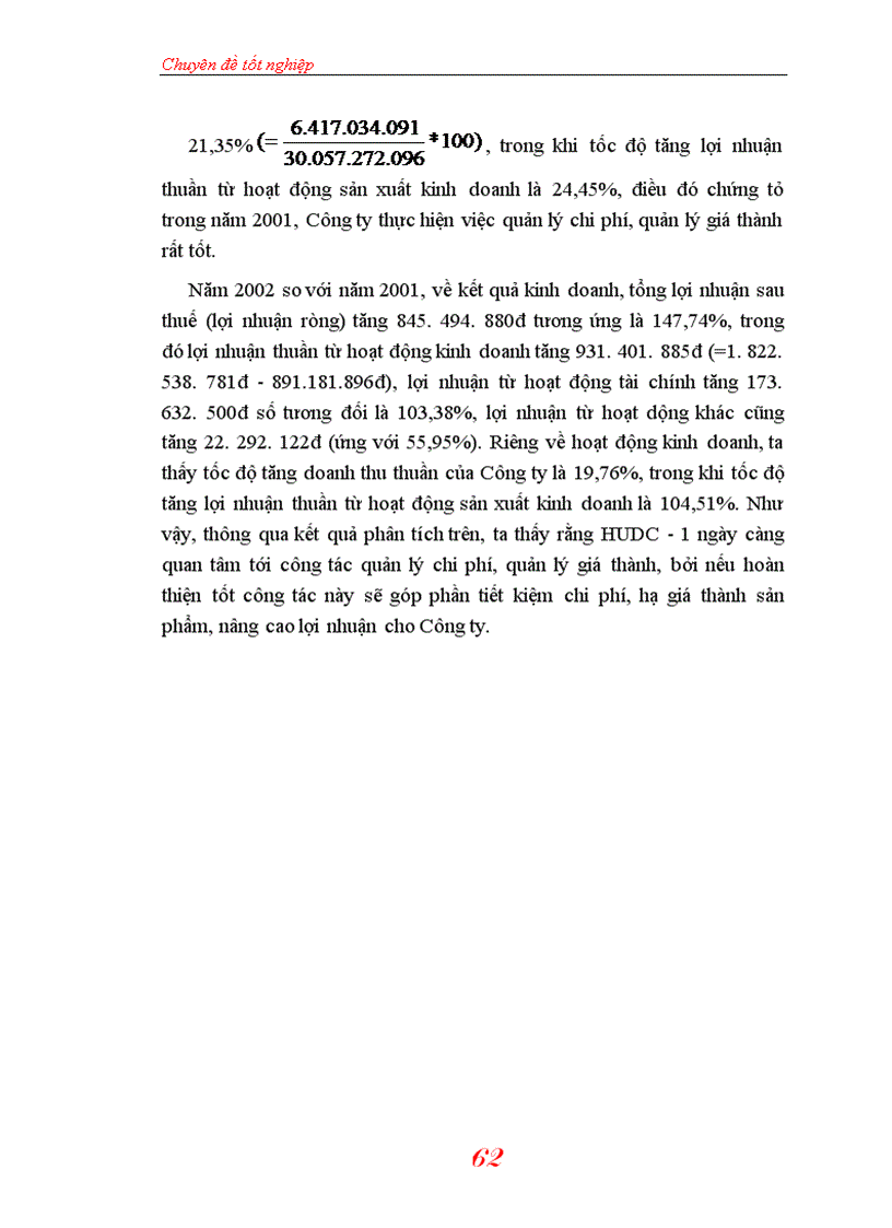 image for page Lợi nhuận và giải pháp gia tăng lợi nhuận tại Công ty Xây lắp – Phát triển nhà số 1 những vấn đề quan trọng liên quan đến lợi nhuận và những giải pháp nhằm gia tăng lợi nhuận của các doanh nghiệp