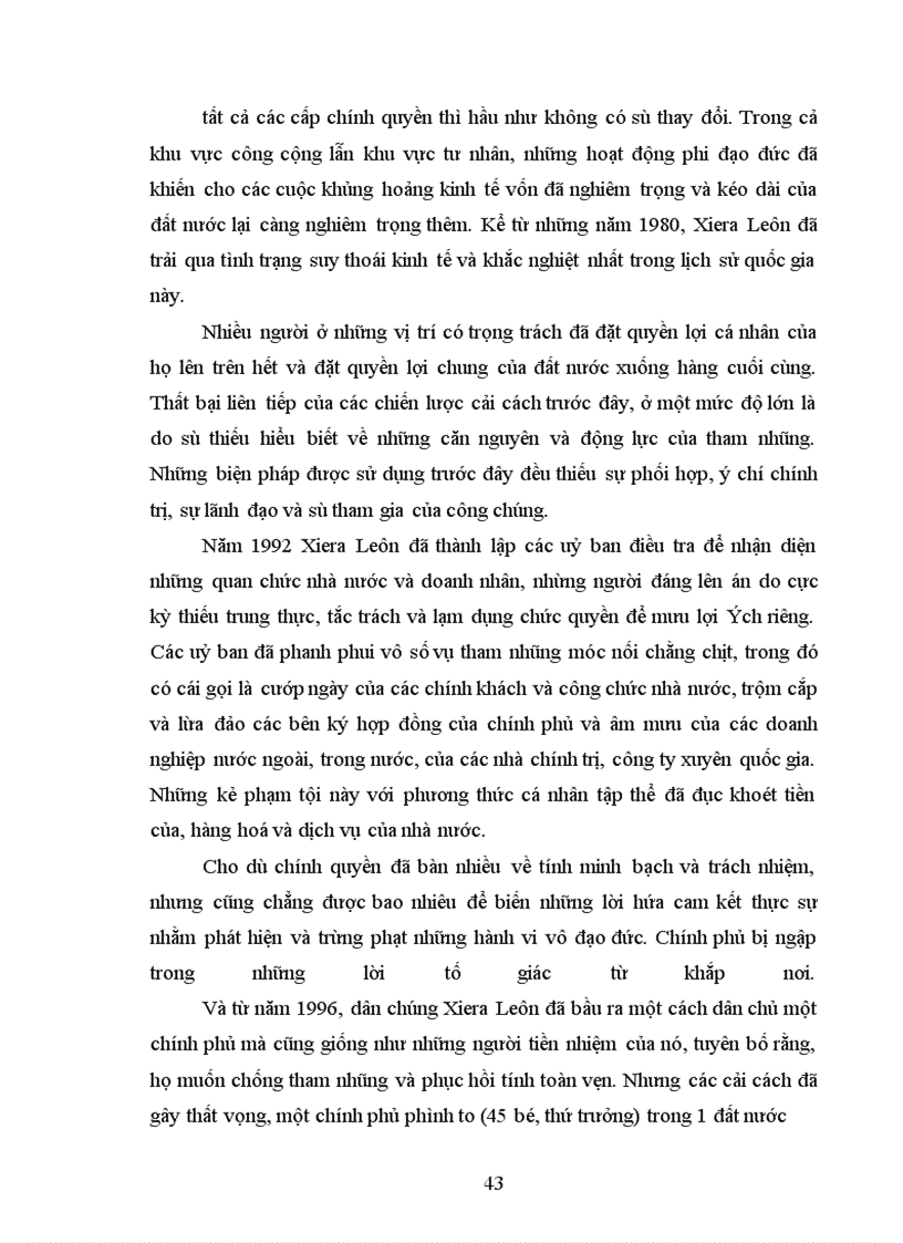 image for page Các biện pháp phòng chống về tham nhũng và vấn đề tụt hậu xa hơn về kinh tế
