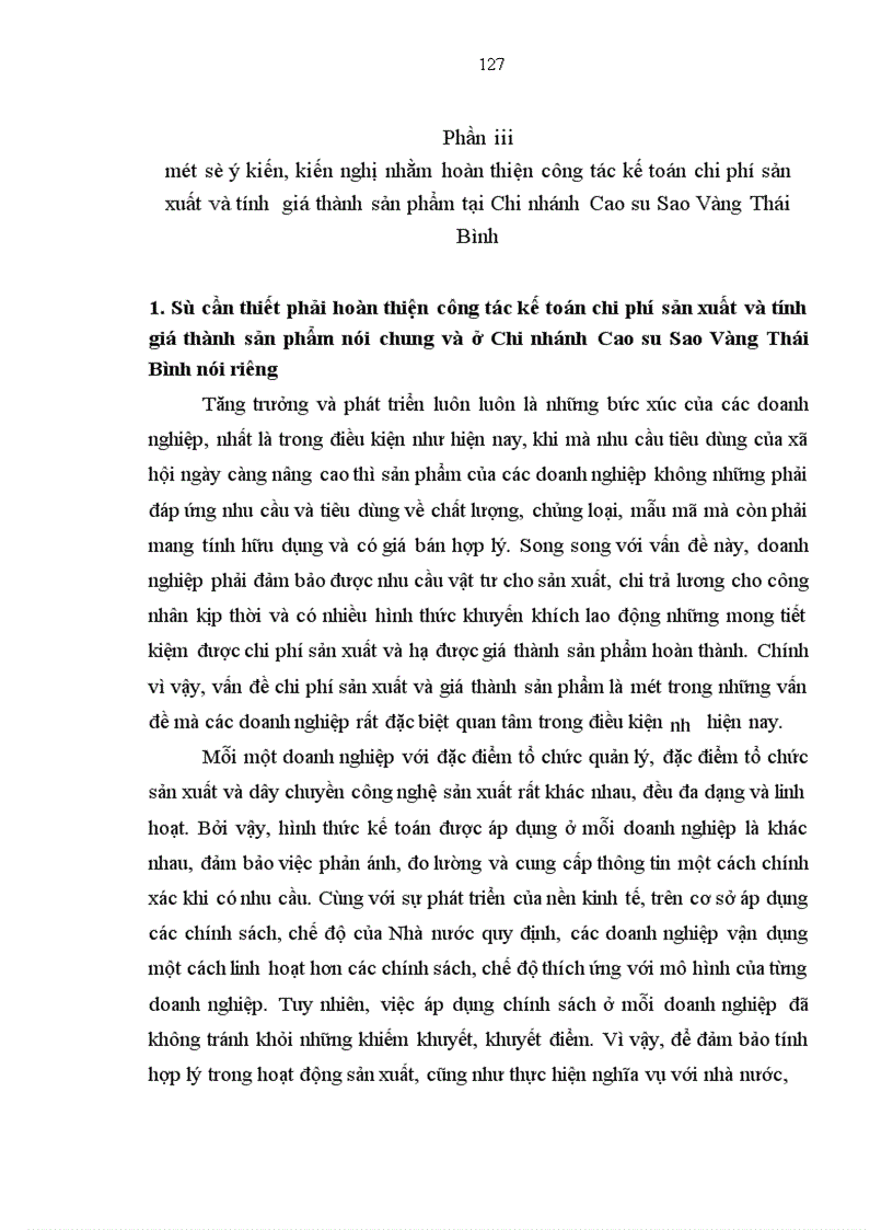 image for page Hoàn thiện hạch toán chi phí sản xuất và tính giá thành sản phẩm tại Công ty Cao su Sao Vàng Chi nhánh Thái Bình