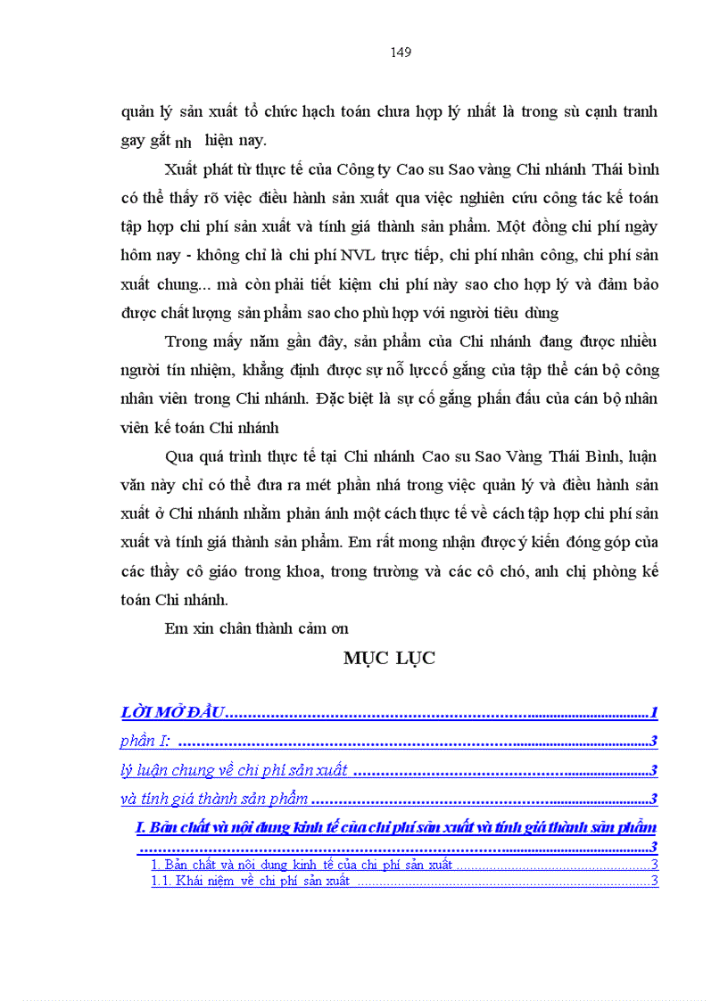 image for page Hoàn thiện hạch toán chi phí sản xuất và tính giá thành sản phẩm tại Công ty Cao su Sao Vàng Chi nhánh Thái Bình