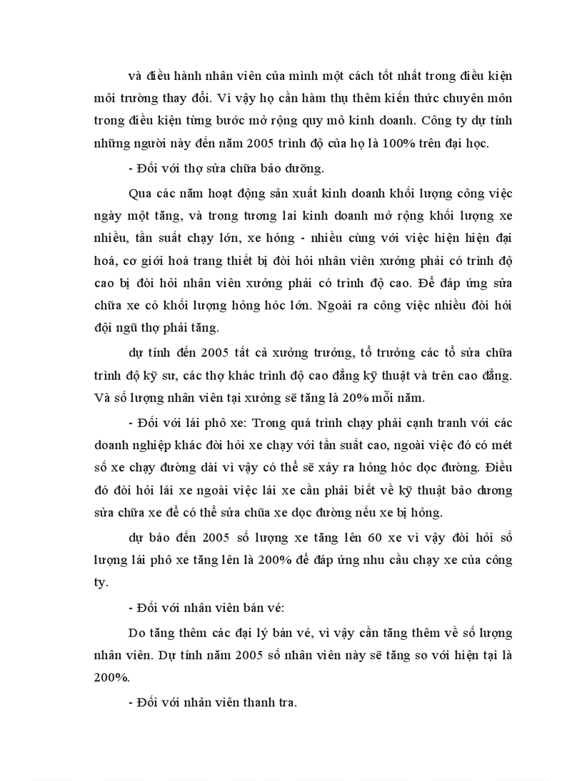 image for page Sản xuất kinh doanh và tình hình nhân lực của công ty vận tải BIC Việt Nam