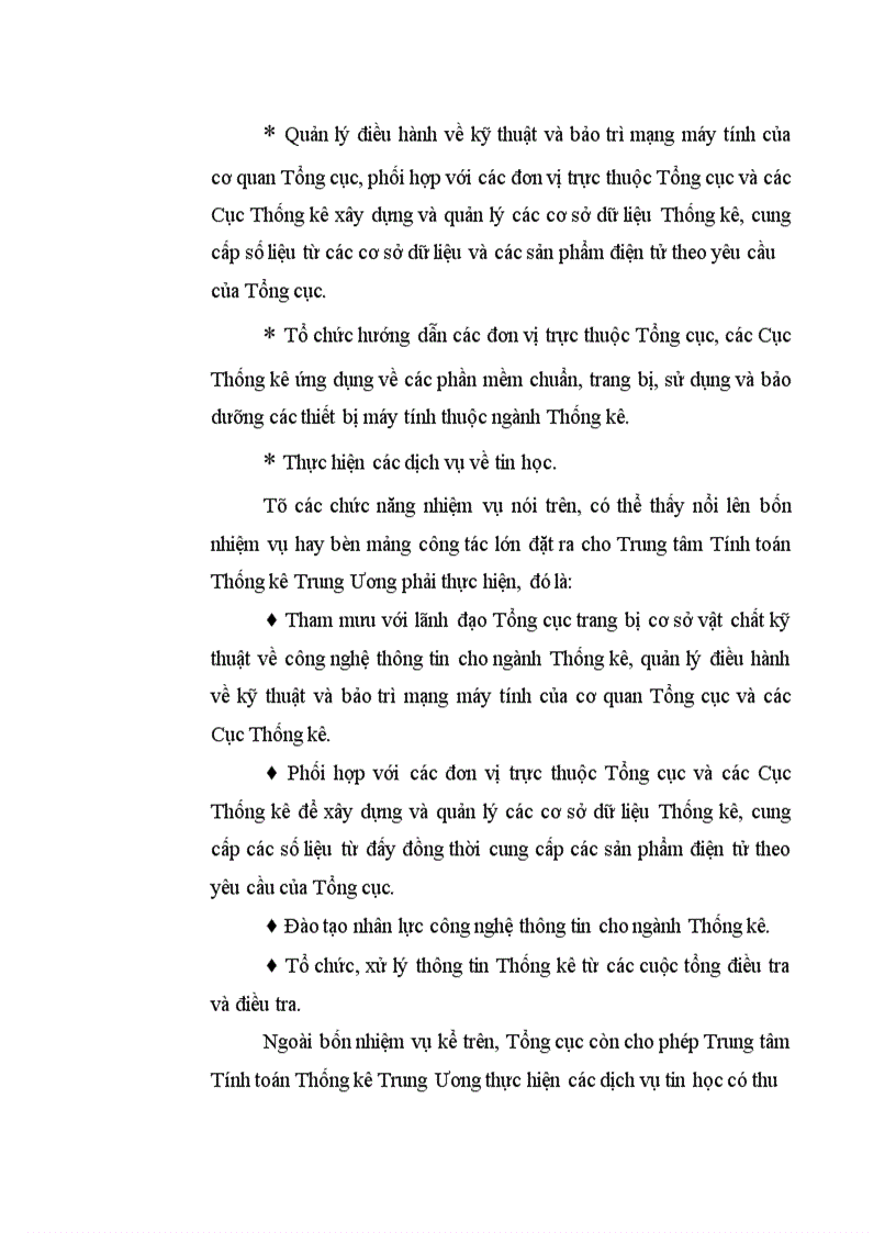 image for page Ứng dụng tin học trong công tác quản lý, điều tra lý lịch cán bộ công viên chức tại Trung tâm Tính toán Thống kê Trung Ương