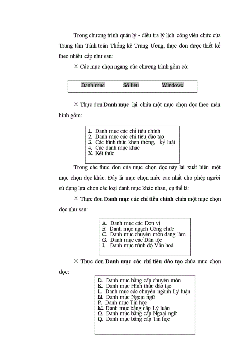 image for page Ứng dụng tin học trong công tác quản lý, điều tra lý lịch cán bộ công viên chức tại Trung tâm Tính toán Thống kê Trung Ương
