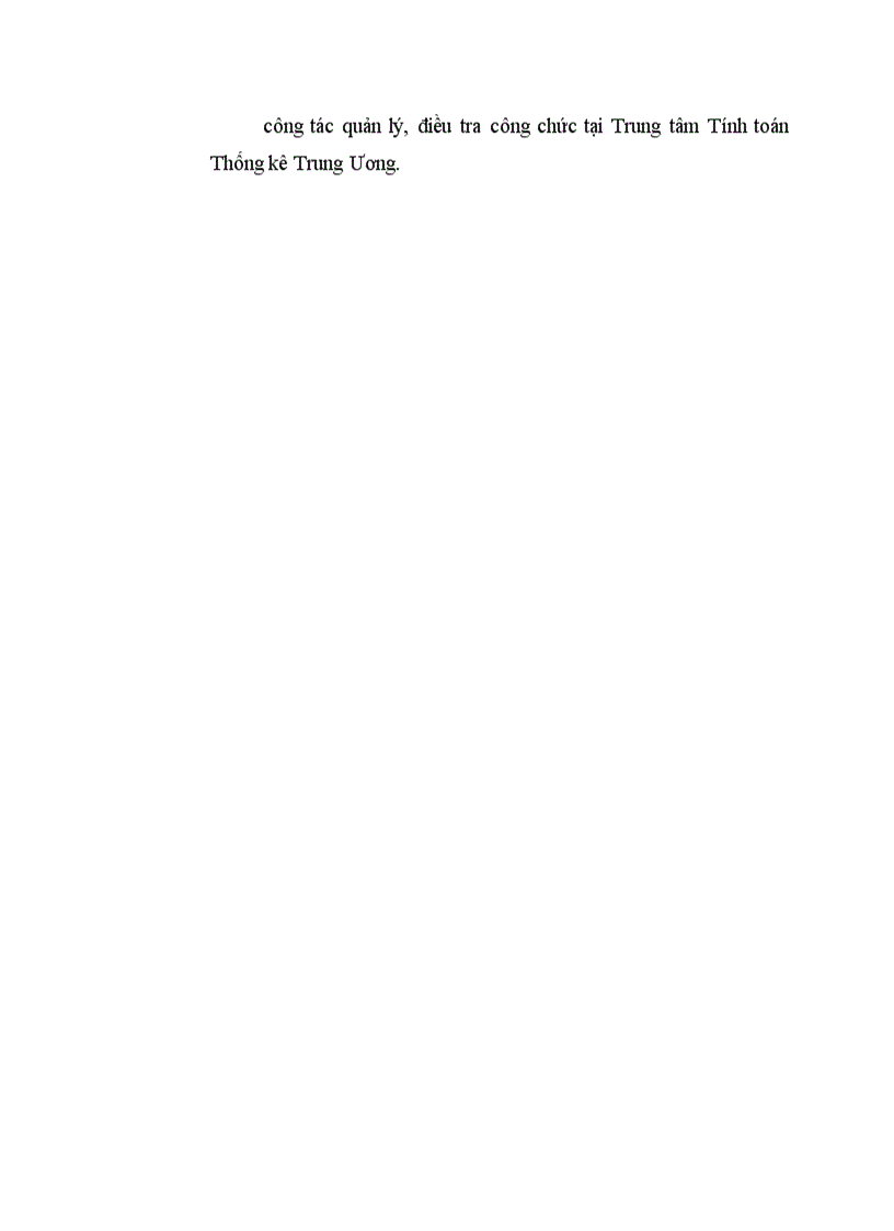 image for page Ứng dụng tin học trong công tác quản lý, điều tra lý lịch cán bộ công viên chức tại Trung tâm Tính toán Thống kê Trung Ương