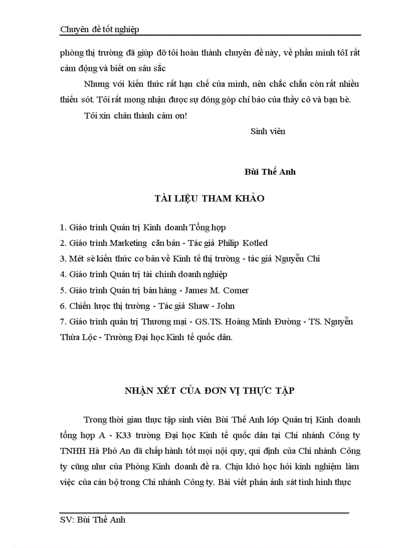 image for page Báo cáo thực tập tại chi nhánh Công ty Hà Phú An