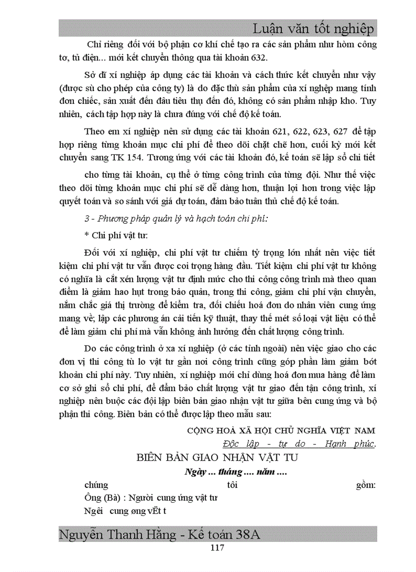 image for page Hạch toán chi phí sản xuất và tính giá thành sản phẩm xây lắp với việc tăng cường quản trị doanh nghiệp tại xí nghiệp Xây Lắp Điện- Công Ty Điện Lực I.