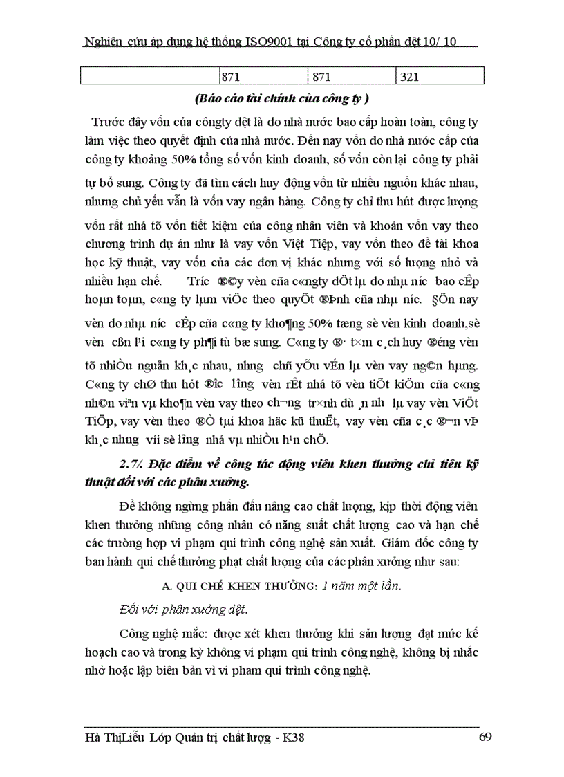 image for page Nghiên cứu áp dụng hệ thống ISO9001 tại công ty cổ phần dệt 10-10