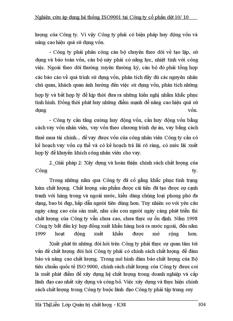 image for page Nghiên cứu áp dụng hệ thống ISO9001 tại công ty cổ phần dệt 10-10