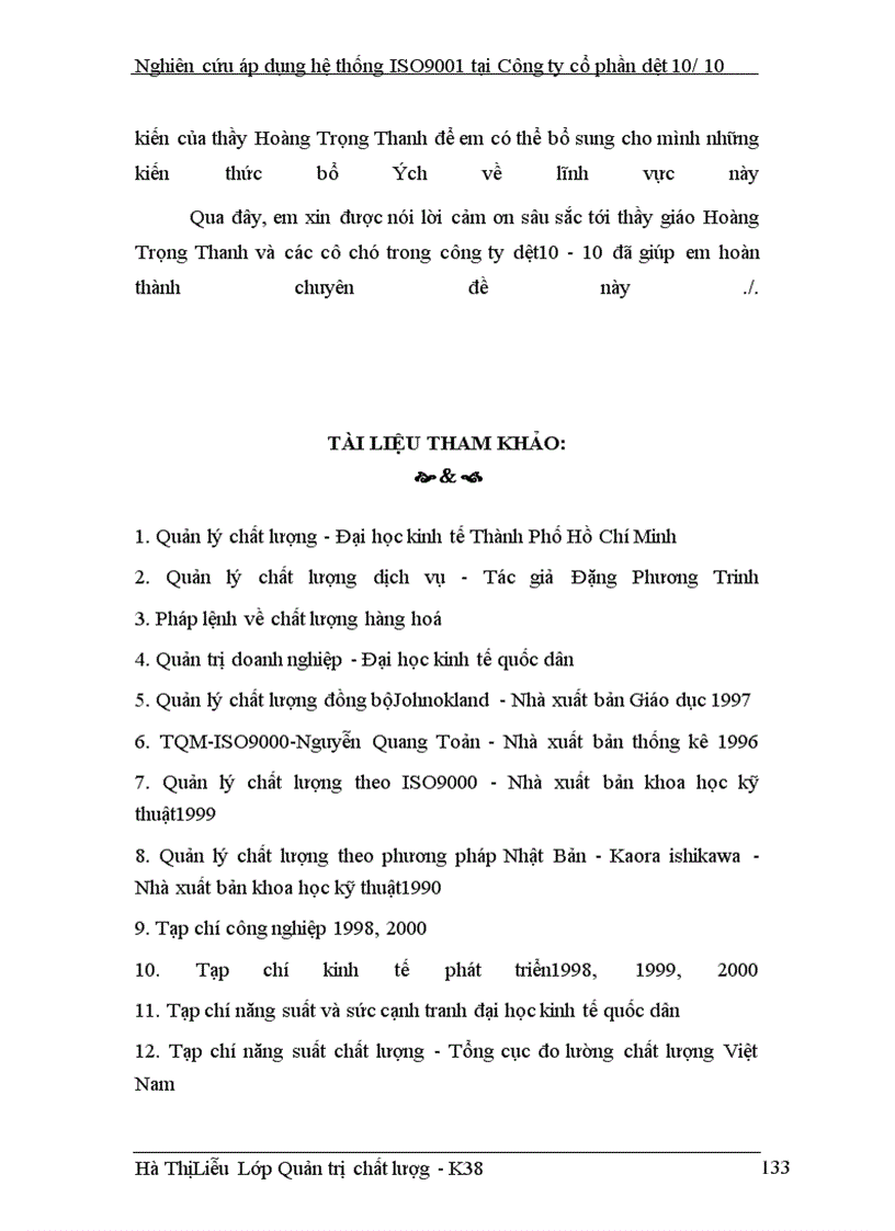 image for page Nghiên cứu áp dụng hệ thống ISO9001 tại công ty cổ phần dệt 10-10