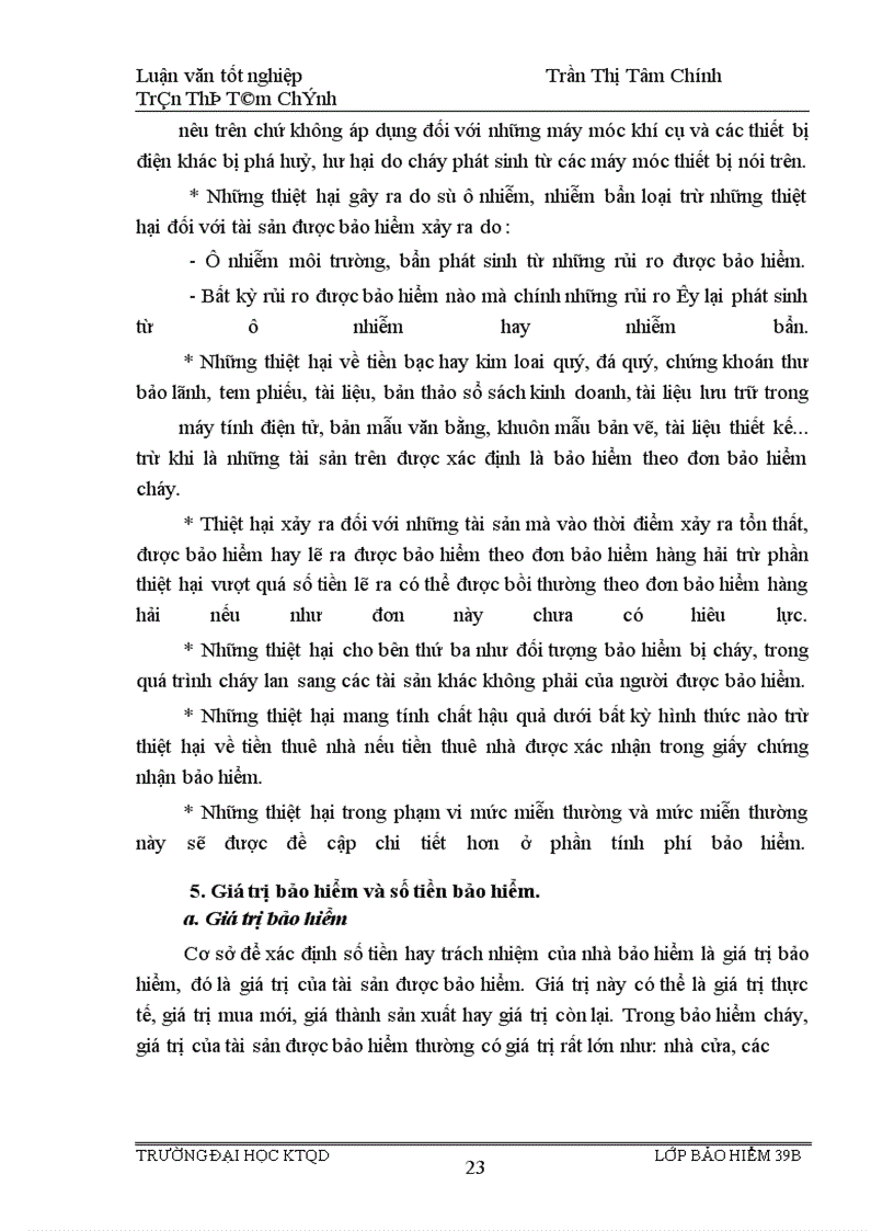 image for page Tình hình triển khai nghiệp vụ bảo hiểm cháy và gián đoạn kinh doanh sau cháy ở công ty bảo hiểm Hà Nội giai đoạn 1996 - 2000
