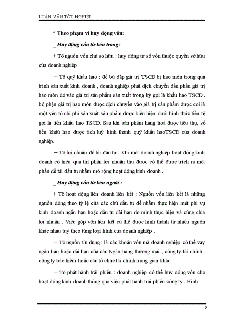 image for page Phân tích tình hình quản lý, sử dụng vốn SXKD và một số giải pháp nhằm nâng cao hiệu quả sử dụng vốn ở công ty Cao Su Sao Vàng Hà Nội