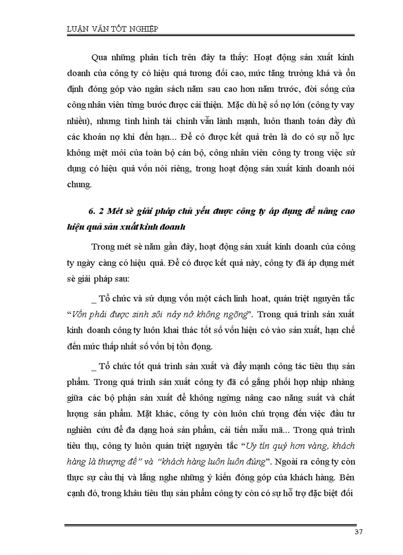 image for page Phân tích tình hình quản lý, sử dụng vốn SXKD và một số giải pháp nhằm nâng cao hiệu quả sử dụng vốn ở công ty Cao Su Sao Vàng Hà Nội