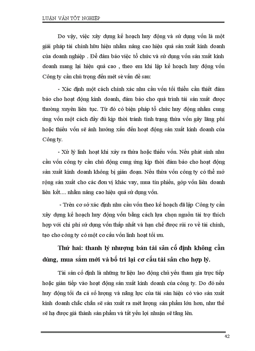 image for page Phân tích tình hình quản lý, sử dụng vốn SXKD và một số giải pháp nhằm nâng cao hiệu quả sử dụng vốn ở công ty Cao Su Sao Vàng Hà Nội