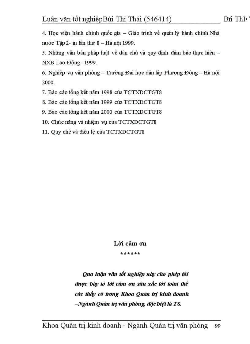 image for page Cải tiến công tác hoạt động Văn phòng theo hướng hiện đại hoá của Văn phòng Tổng Công ty XDCTGT8