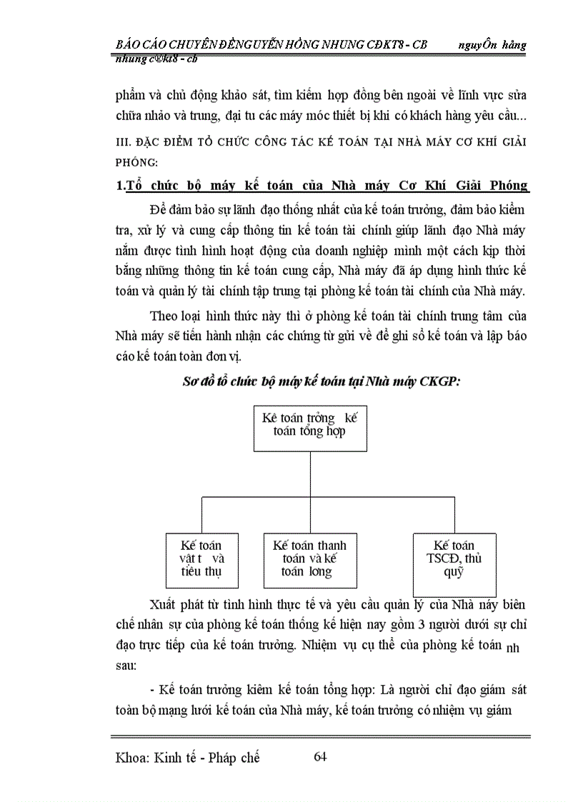 image for page Kế toán tiền lương và các khoản trích theo lương ở Nhà máy Cơ Khí Giải Phóng