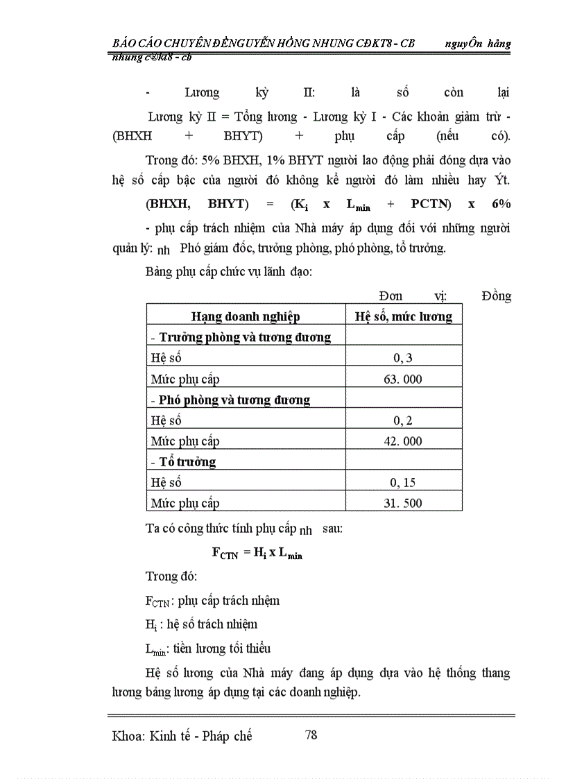 image for page Kế toán tiền lương và các khoản trích theo lương ở Nhà máy Cơ Khí Giải Phóng