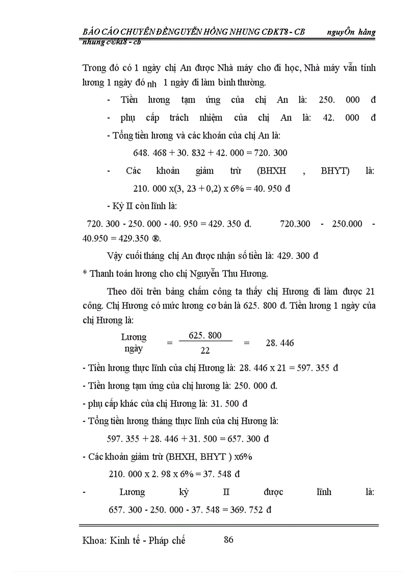image for page Kế toán tiền lương và các khoản trích theo lương ở Nhà máy Cơ Khí Giải Phóng