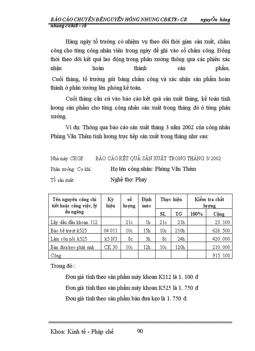 image for page Kế toán tiền lương và các khoản trích theo lương ở Nhà máy Cơ Khí Giải Phóng