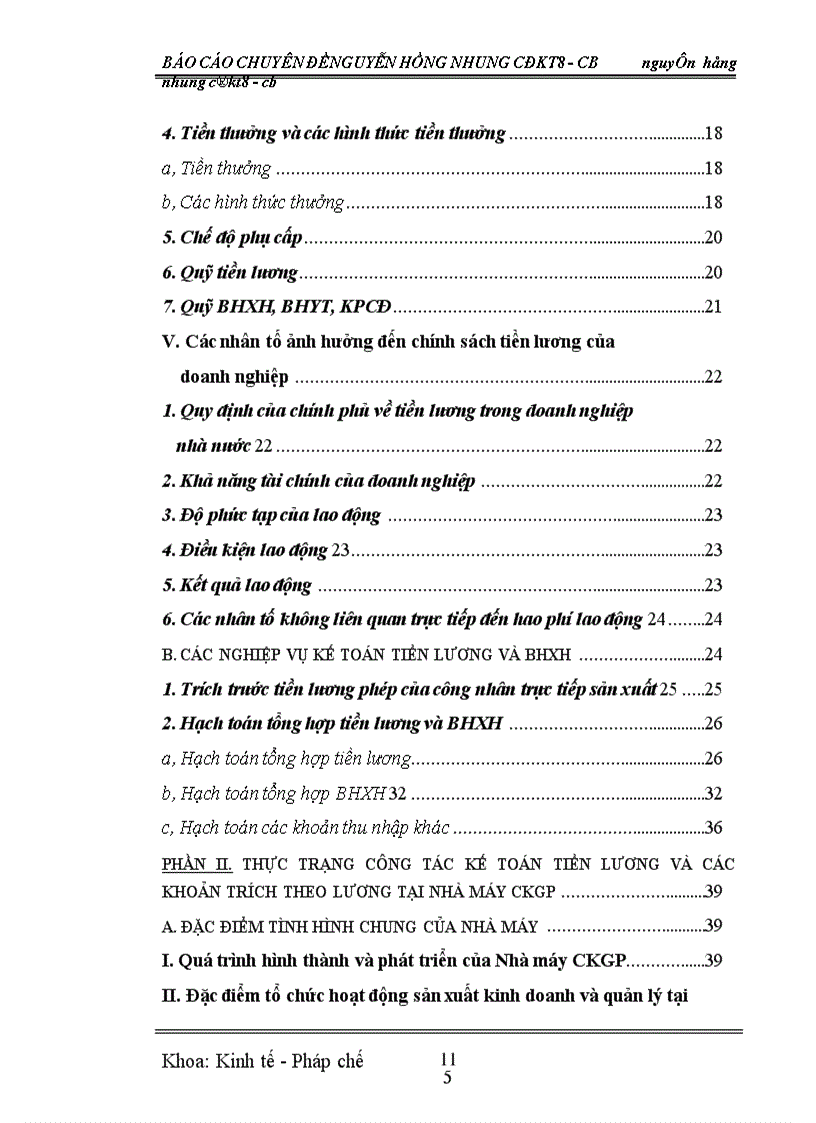 image for page Kế toán tiền lương và các khoản trích theo lương ở Nhà máy Cơ Khí Giải Phóng