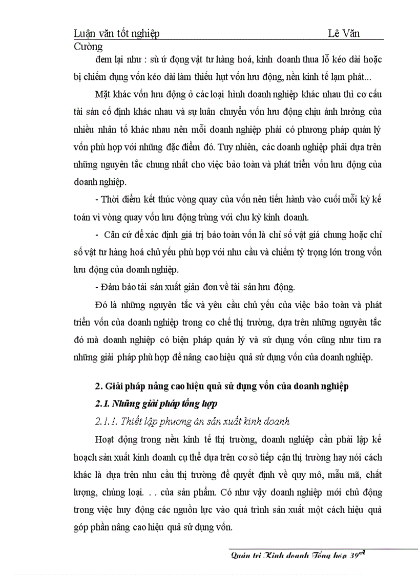 image for page Một số giải pháp nâng cao hiệu qủa sử dụng vốn ở Nhà máy in Diên Hồng - Nhà xuất bản Giáo dục