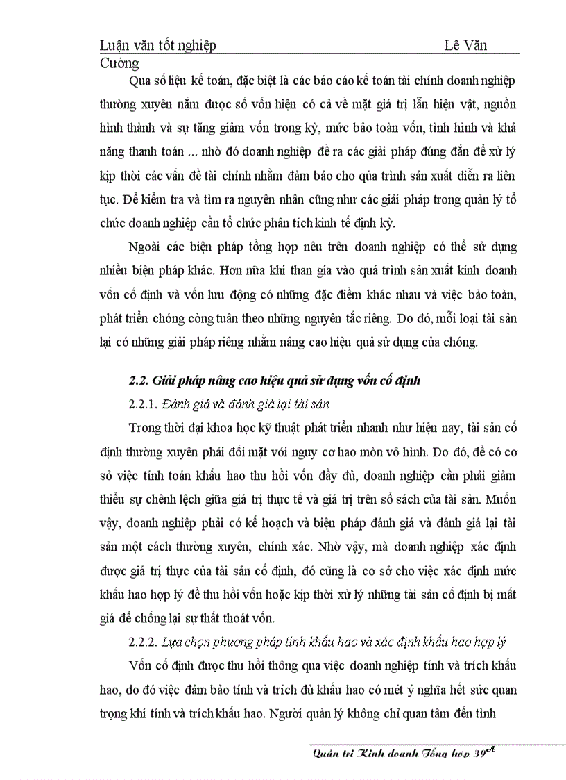 image for page Một số giải pháp nâng cao hiệu qủa sử dụng vốn ở Nhà máy in Diên Hồng - Nhà xuất bản Giáo dục