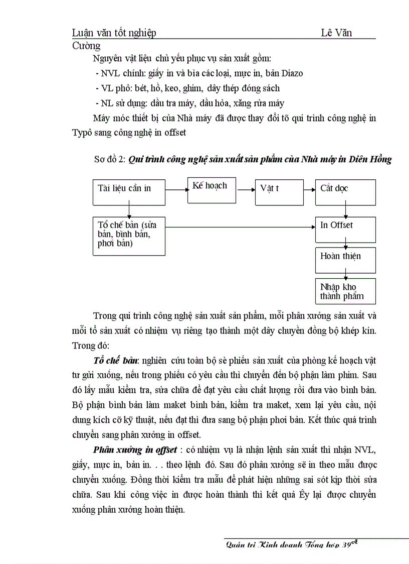 image for page Một số giải pháp nâng cao hiệu qủa sử dụng vốn ở Nhà máy in Diên Hồng - Nhà xuất bản Giáo dục