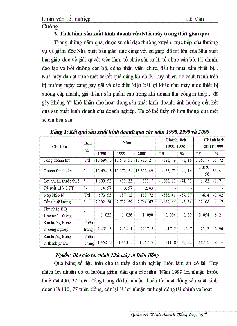 image for page Một số giải pháp nâng cao hiệu qủa sử dụng vốn ở Nhà máy in Diên Hồng - Nhà xuất bản Giáo dục