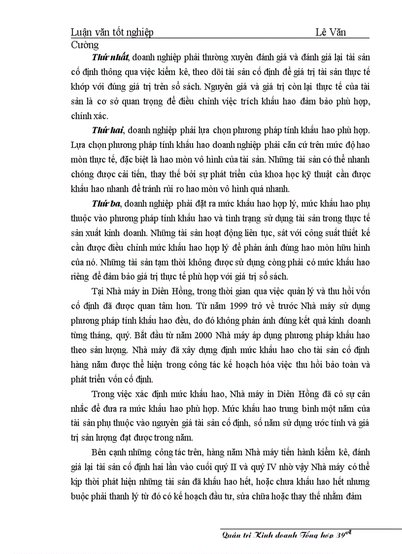 image for page Một số giải pháp nâng cao hiệu qủa sử dụng vốn ở Nhà máy in Diên Hồng - Nhà xuất bản Giáo dục