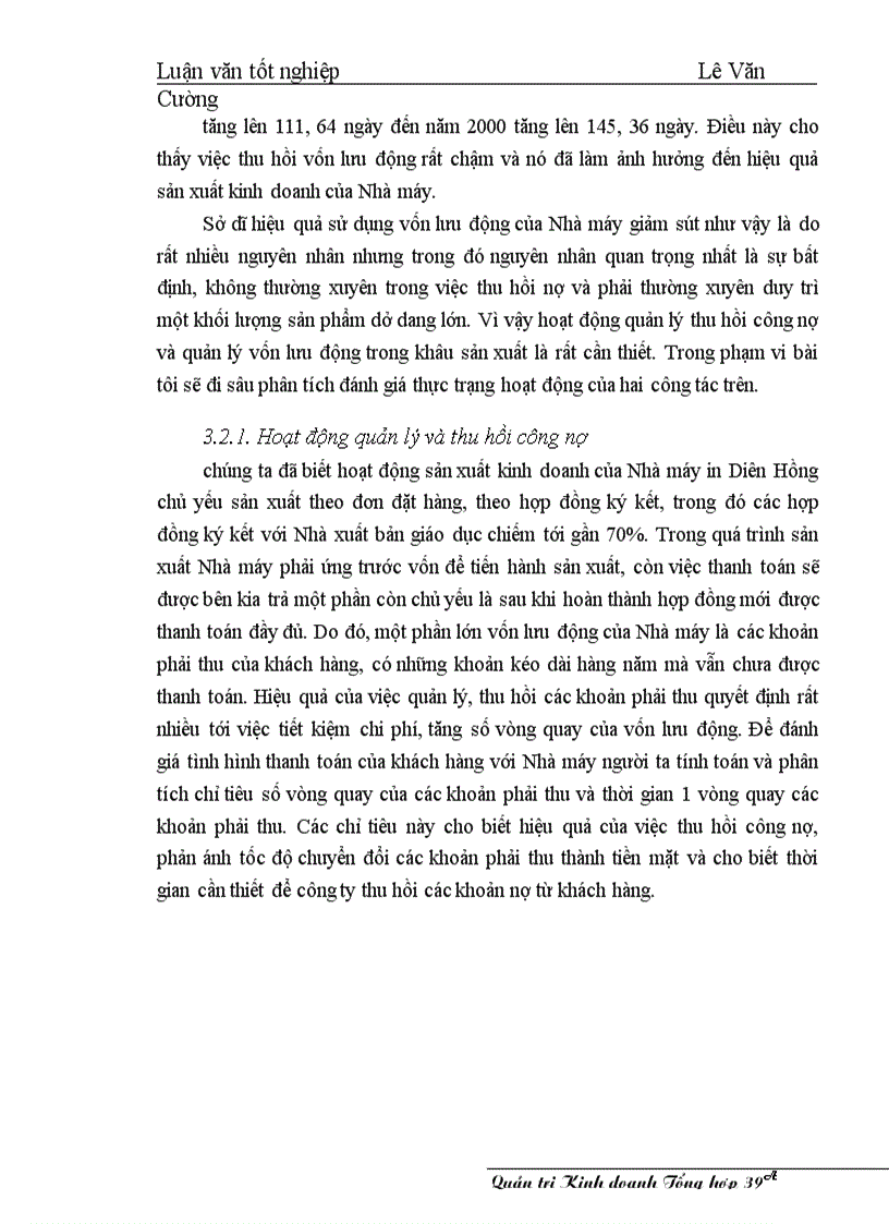 image for page Một số giải pháp nâng cao hiệu qủa sử dụng vốn ở Nhà máy in Diên Hồng - Nhà xuất bản Giáo dục