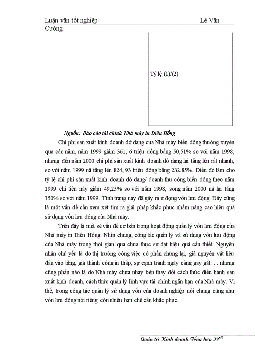 image for page Một số giải pháp nâng cao hiệu qủa sử dụng vốn ở Nhà máy in Diên Hồng - Nhà xuất bản Giáo dục