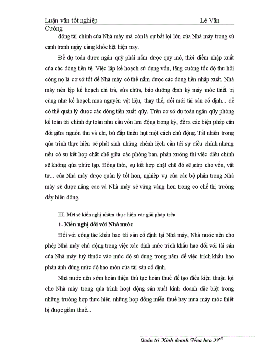 image for page Một số giải pháp nâng cao hiệu qủa sử dụng vốn ở Nhà máy in Diên Hồng - Nhà xuất bản Giáo dục