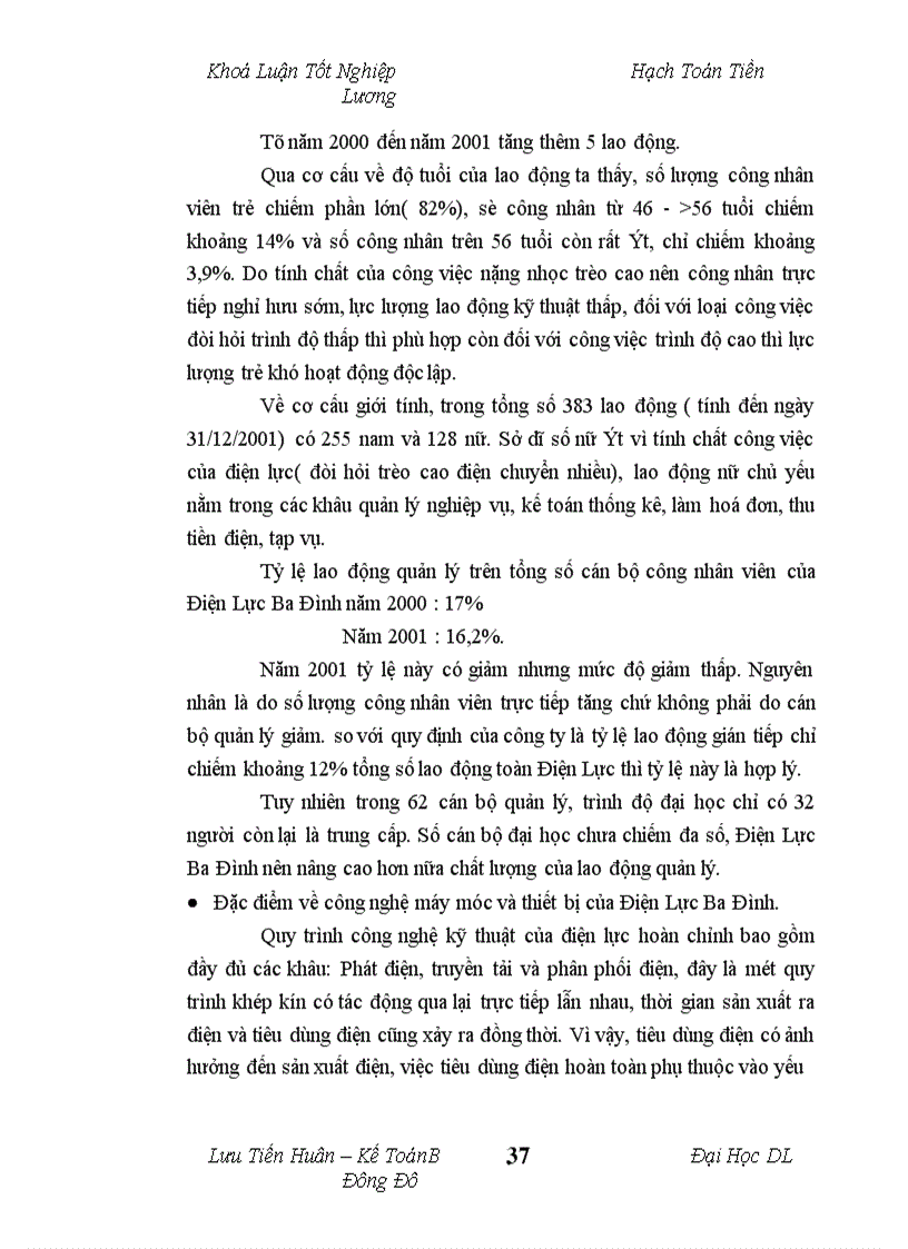 image for page Tổ chức hạch toán tiền lương và các khoản trích theo lương tại công ty Điện Lực Ba Đình Hà Nội