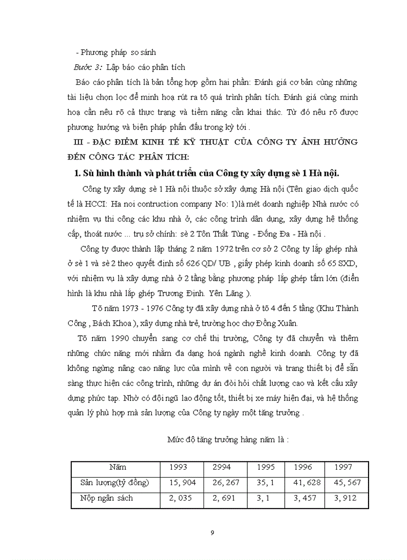 image for page Phân tích tình hình tài chính qua báo cáo tài chính ở Công ty xây dựng số 1 Hà nội
